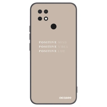 Picasee silikónový čierny obal pre Xiaomi Redmi 10C - Positive Vibes