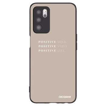 Picasee silikónový čierny obal pre OPPO A16s - Positive Vibes