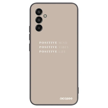 Picasee silikónový čierny obal pre Samsung Galaxy M13 M135F - Positive Vibes