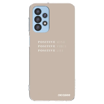 Picasee silikónový prehľadný obal pre Samsung Galaxy A23 A235F 4G - Positive Vibes