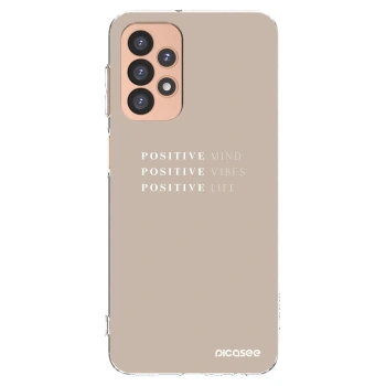 Picasee silikónový prehľadný obal pre Samsung Galaxy A23 A236B 5G - Positive Vibes