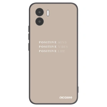 Picasee silikónový čierny obal pre Xiaomi Redmi A1 - Positive Vibes