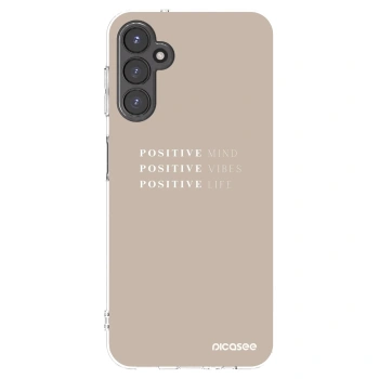 Picasee silikónový prehľadný obal pre Samsung Galaxy A14 4G A145R - Positive Vibes