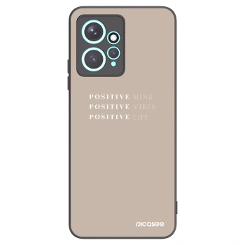 Picasee silikónový čierny obal pre Xiaomi Redmi Note 12 4G - Positive Vibes