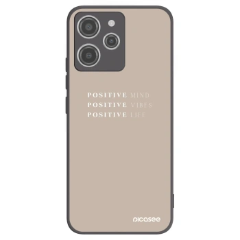 Picasee silikónový čierny obal pre Xiaomi Redmi 12 4G - Positive Vibes