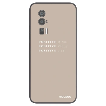 Picasee silikónový čierny obal pre Xiaomi Poco F5 Pro 5G - Positive Vibes