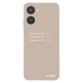 Picasee silikónový prehľadný obal pre Realme 10 4G - Positive Vibes