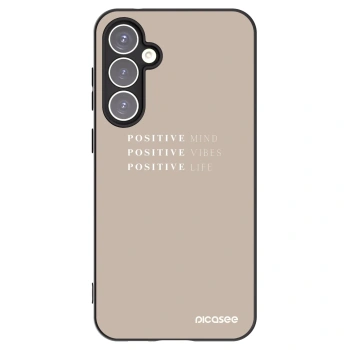 Picasee silikónový čierny obal pre Samsung Galaxy S23 FE S711B - Positive Vibes