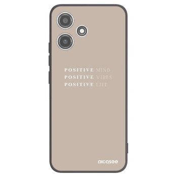 Picasee silikónový čierny obal pre Xiaomi Redmi 12 5G - Positive Vibes