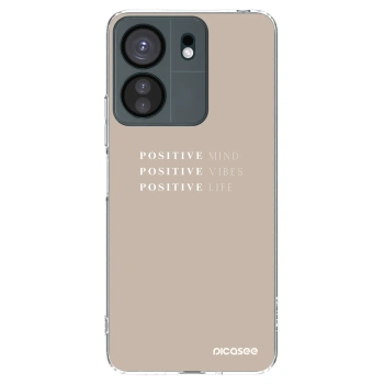 Picasee silikónový prehľadný obal pre Xiaomi Redmi 13C 4G - Positive Vibes