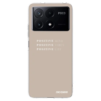 Picasee silikónový prehľadný obal pre Xiaomi Poco X6 Pro - Positive Vibes