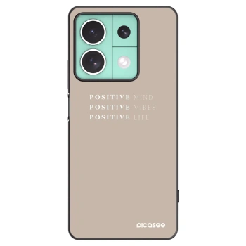 Picasee silikónový čierny obal pre Xiaomi Redmi Note 13 5G - Positive Vibes