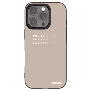 Picasee silikónový čierny obal pre Apple iPhone 16 Pro - Positive Vibes