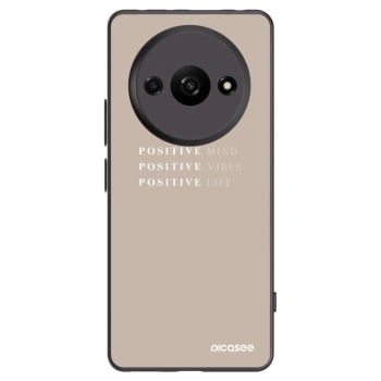 Picasee silikónový čierny obal pre Xiaomi Redmi A3 - Positive Vibes