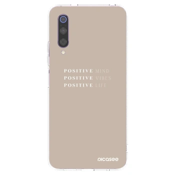 Picasee silikónový prehľadný obal pre Xiaomi Mi 9 - Positive Vibes