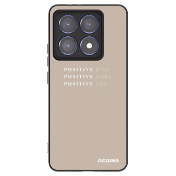 Picasee silikónový čierny obal pre Xiaomi 14T Pro - Positive Vibes