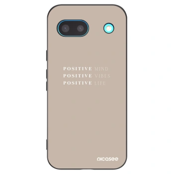Picasee silikónový čierny obal pre Google Pixel 8 - Positive Vibes