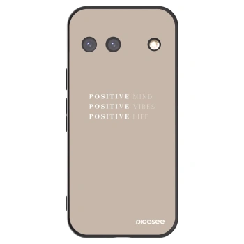 Picasee silikónový čierny obal pre Google Pixel 9 - Positive Vibes