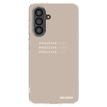 Picasee silikónový prehľadný obal pre Samsung Galaxy A56 5G A566B - Positive Vibes