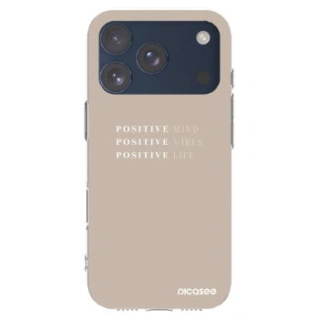 Picasee silikónový prehľadný obal pre Apple iPhone 17 Pro - Positive Vibes