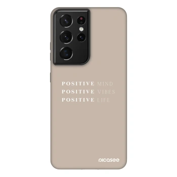 Picasee Fashion Case pre Samsung Galaxy S21 Ultra 5G G998B - Positive Vibes