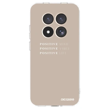 Picasee silikónový prehľadný obal pre Xiaomi Redmi Note 15 Pro 4G - Positive Vibes