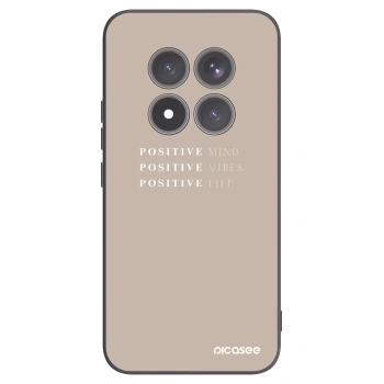 Picasee silikónový čierny obal pre Xiaomi Redmi Note 15 Pro+ - Positive Vibes