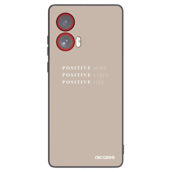 Picasee silikónový čierny obal pre Motorola Edge 50 Fusion - Positive Vibes