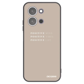 Picasee silikónový čierny obal pre Xiaomi Redmi 15C 5G - Positive Vibes