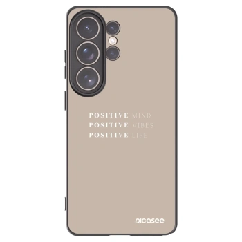 Picasee silikónový čierny obal pre Samsung Galaxy S26 Ultra - Positive Vibes