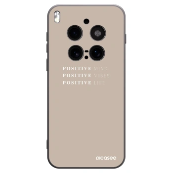 Picasee silikónový čierny obal pre Vivo X300 Pro - Positive Vibes
