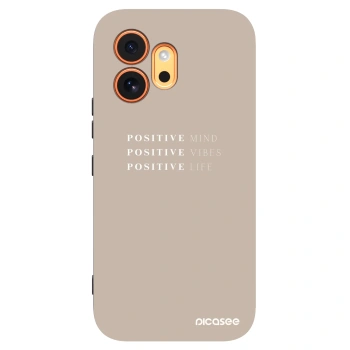 Picasee silikónový čierny obal pre Honor 600 - Positive Vibes