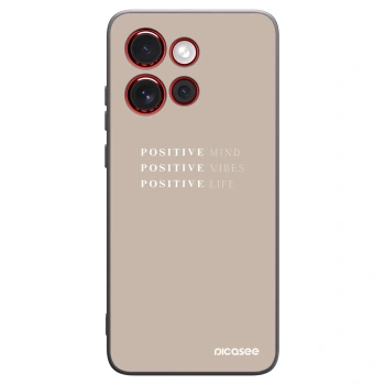 Picasee silikónový čierny obal pre Motorola Edge 60 Neo 5G - Positive Vibes