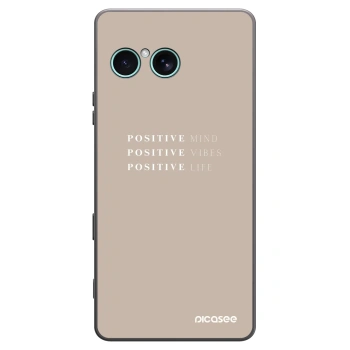 Picasee silikónový čierny obal pre Sony Xperia 10 VII - Positive Vibes