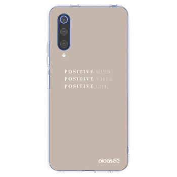 Picasee silikónový prehľadný obal pre Xiaomi Mi 9 SE - Positive Vibes