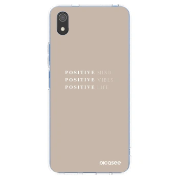 Picasee silikónový prehľadný obal pre Xiaomi Redmi 7A - Positive Vibes