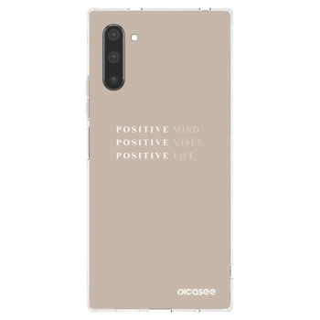 Picasee silikónový prehľadný obal pre Samsung Galaxy Note 10 N970F - Positive Vibes