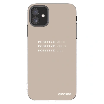 Picasee silikónový prehľadný obal pre Apple iPhone 11 - Positive Vibes