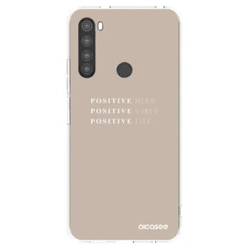 Picasee silikónový prehľadný obal pre Xiaomi Redmi Note 8 - Positive Vibes