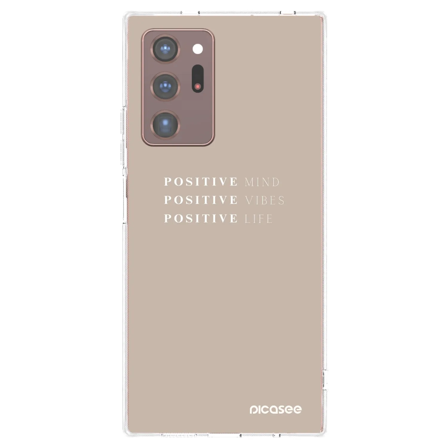 Picasee silikónový prehľadný obal pre Samsung Galaxy Note 20 Ultra - Positive Vibes