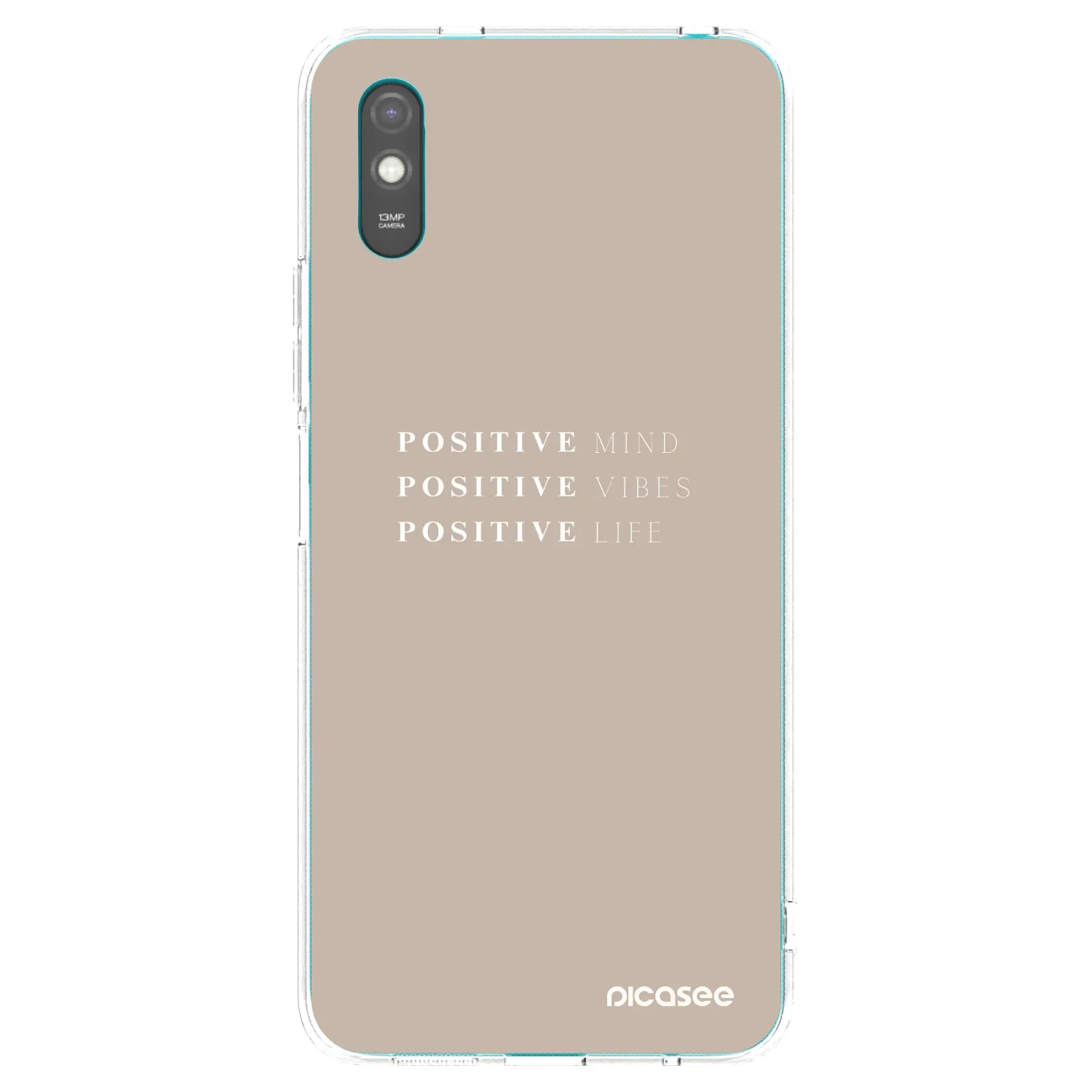 Picasee silikónový prehľadný obal pre Xiaomi Redmi 9A - Positive Vibes