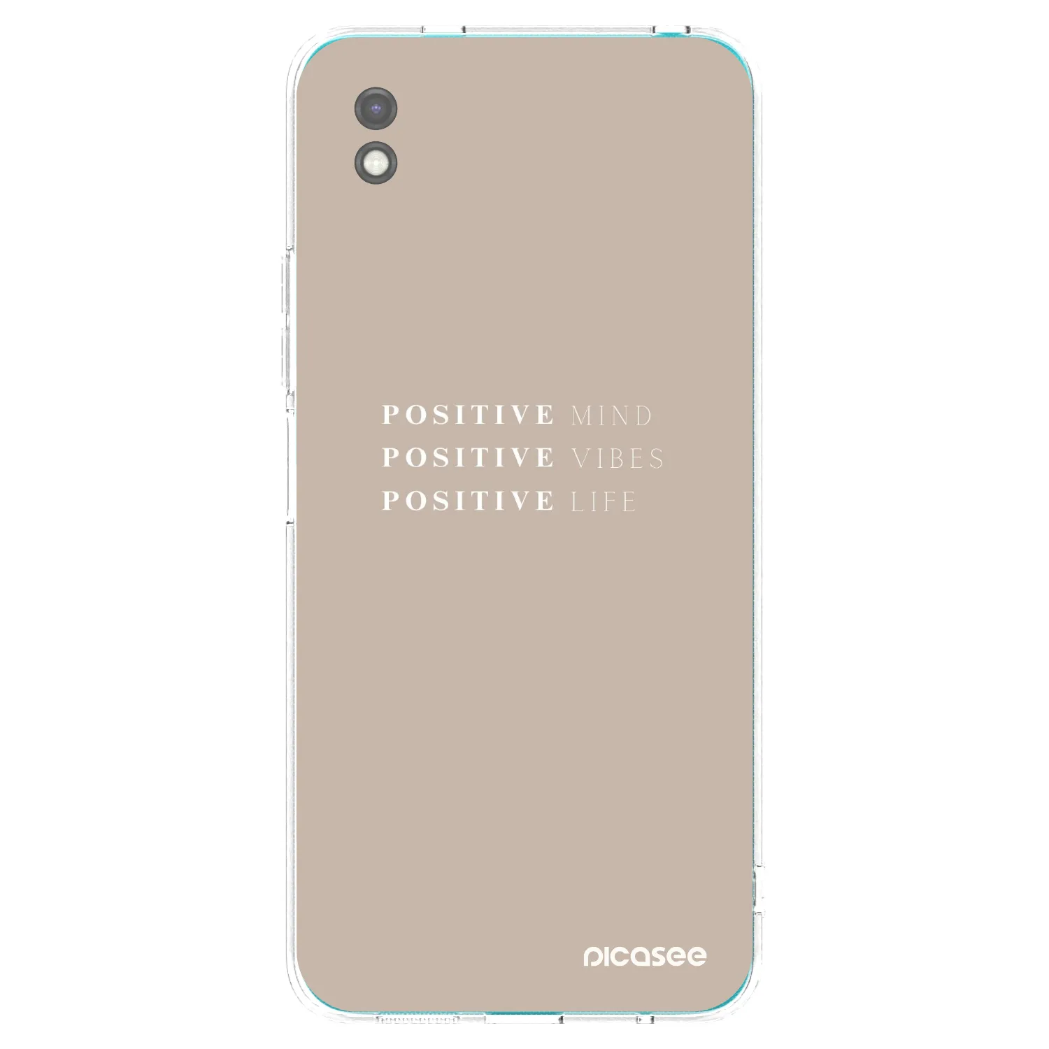 Picasee silikónový čierny obal pre Xiaomi Redmi 9A - Positive Vibes