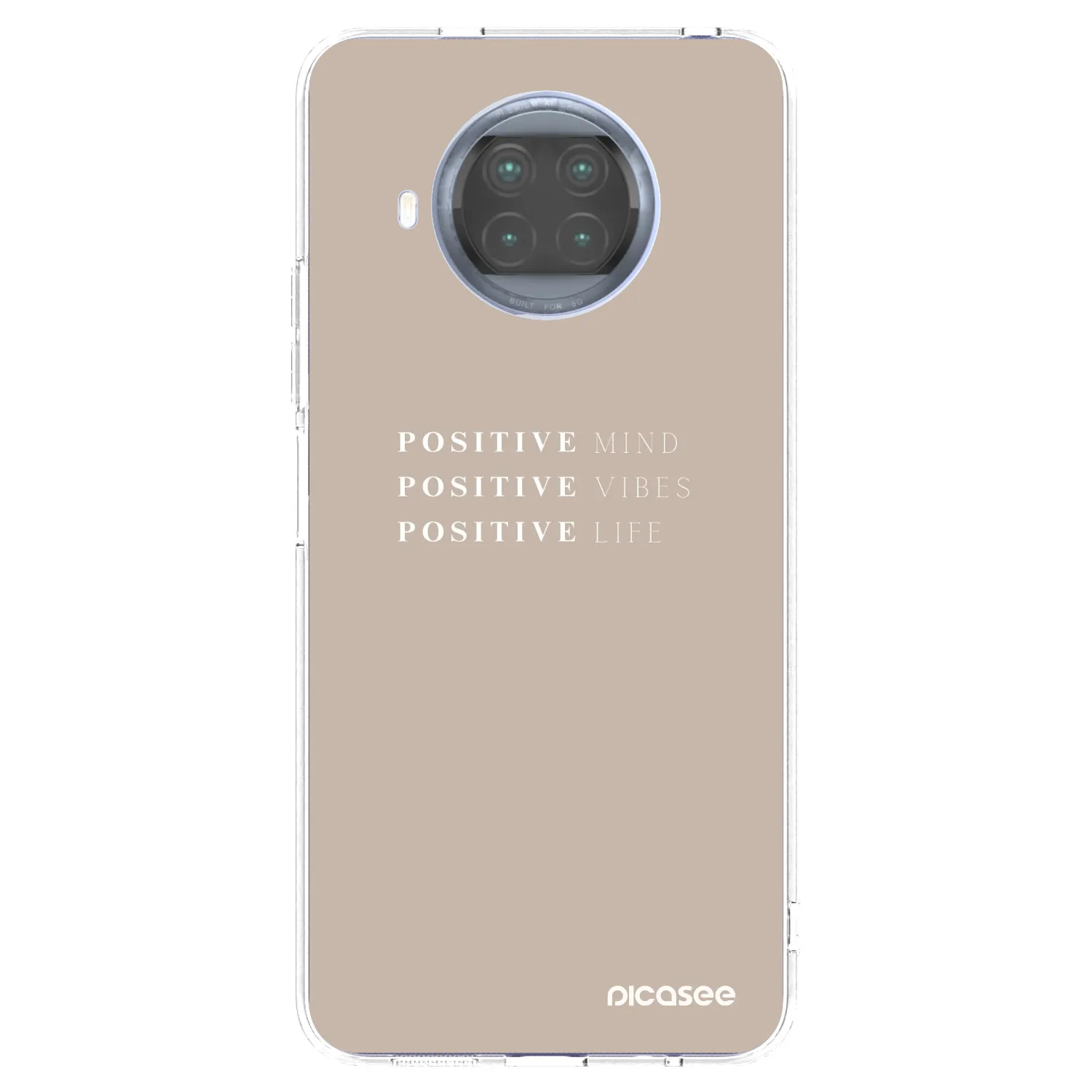 Picasee silikónový prehľadný obal pre Xiaomi Mi 10T Lite - Positive Vibes