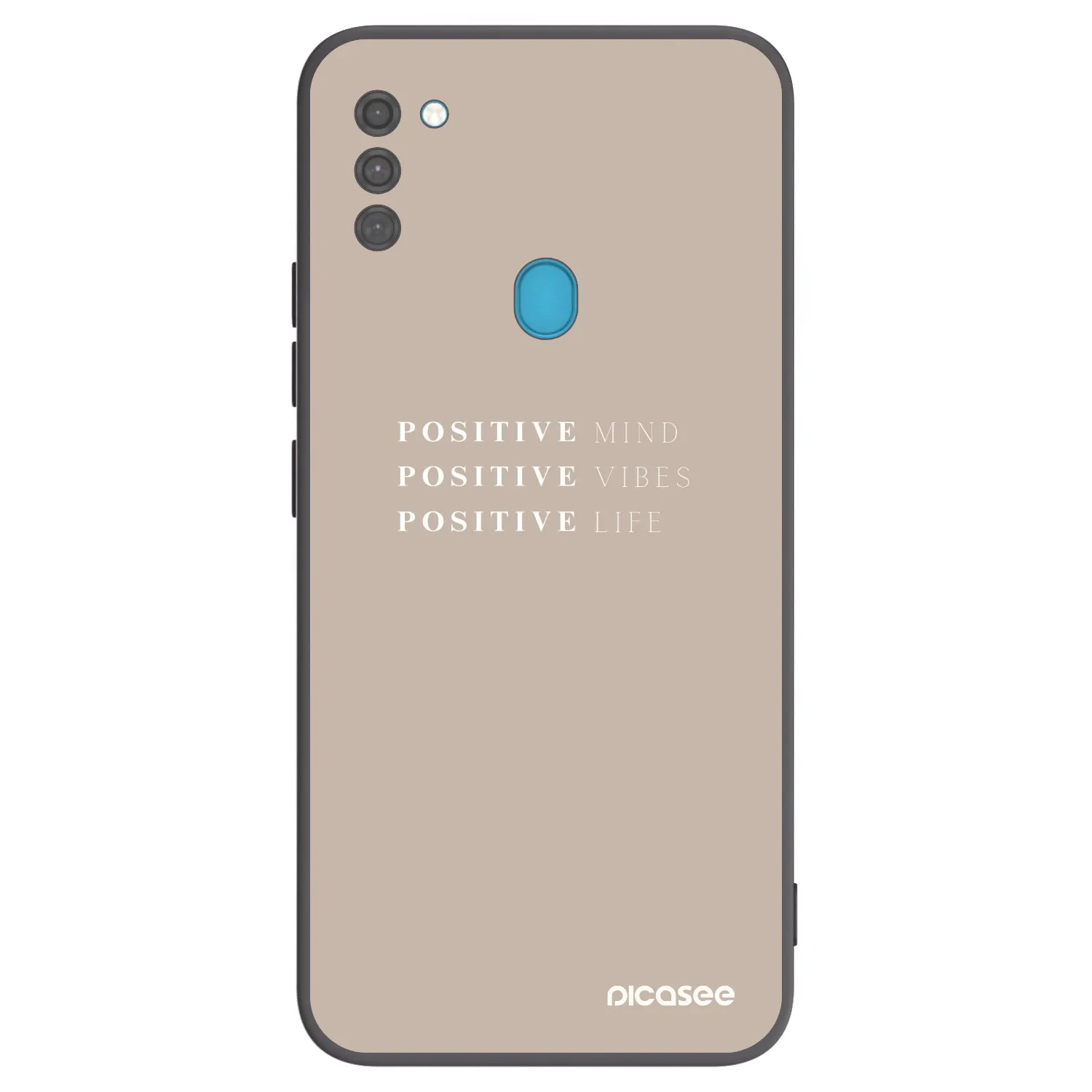 Picasee silikónový čierny obal pre Samsung Galaxy M11 - Positive Vibes