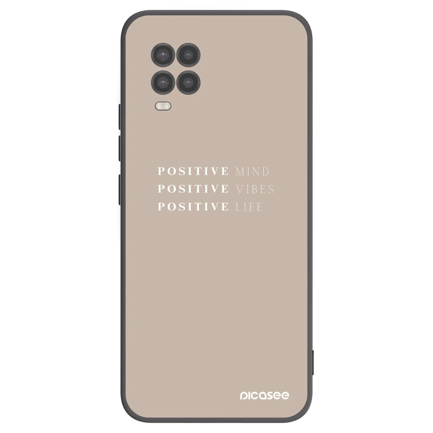 Picasee silikónový čierny obal pre Xiaomi Mi 10 Lite - Positive Vibes