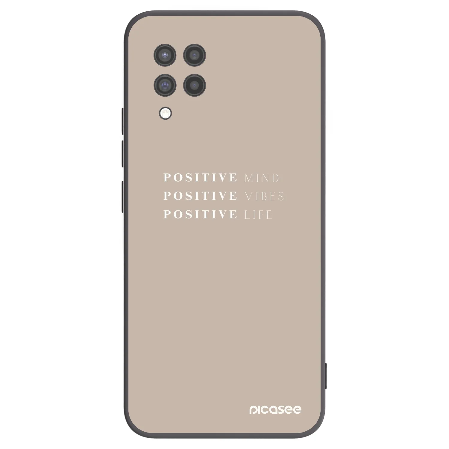 Picasee silikónový čierny obal pre Samsung Galaxy A42 A426B - Positive Vibes