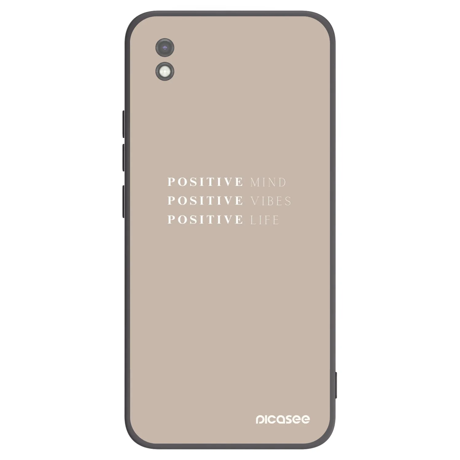 Picasee silikónový čierny obal pre Xiaomi Redmi 9AT - Positive Vibes