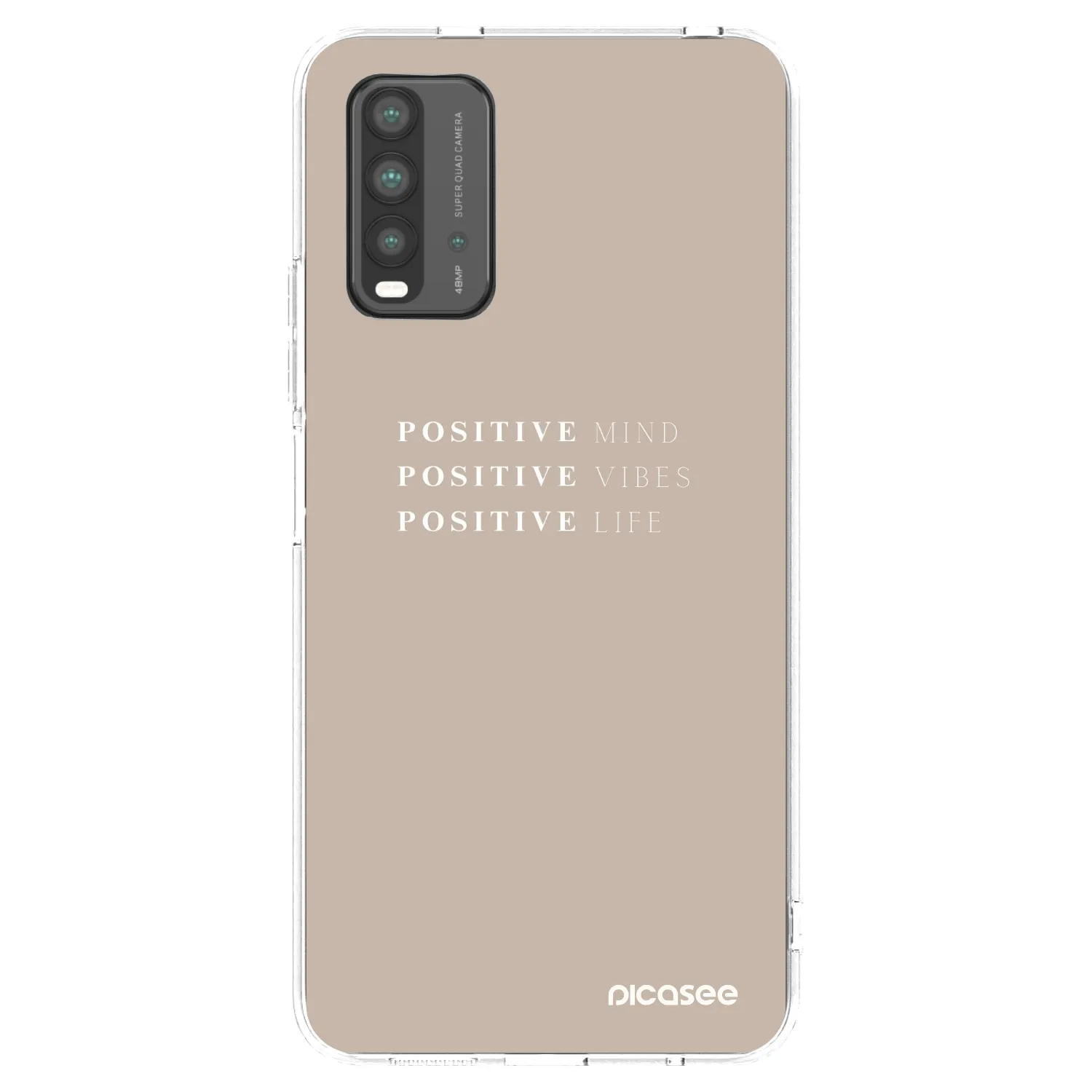 Picasee silikónový čierny obal pre Xiaomi Redmi 9T - Positive Vibes