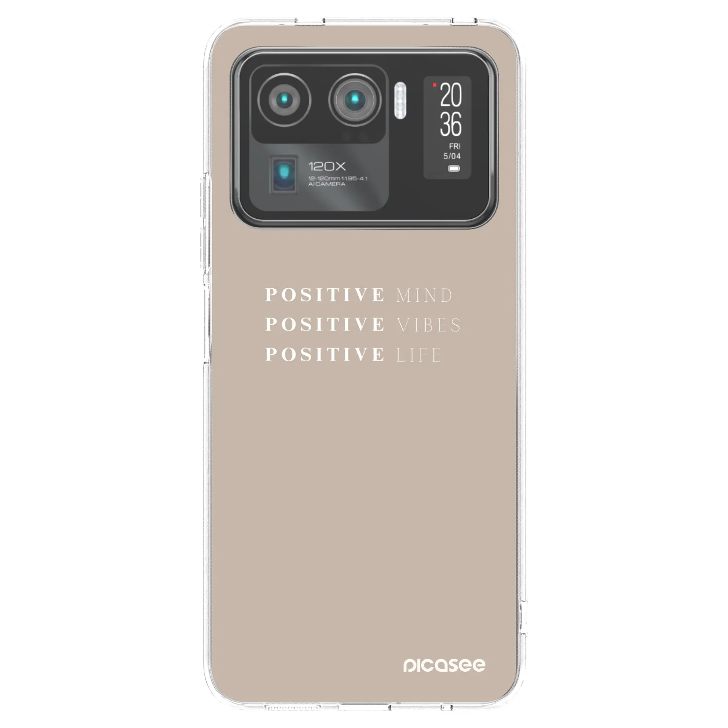 Picasee silikónový prehľadný obal pre Xiaomi Mi 11 Ultra - Positive Vibes