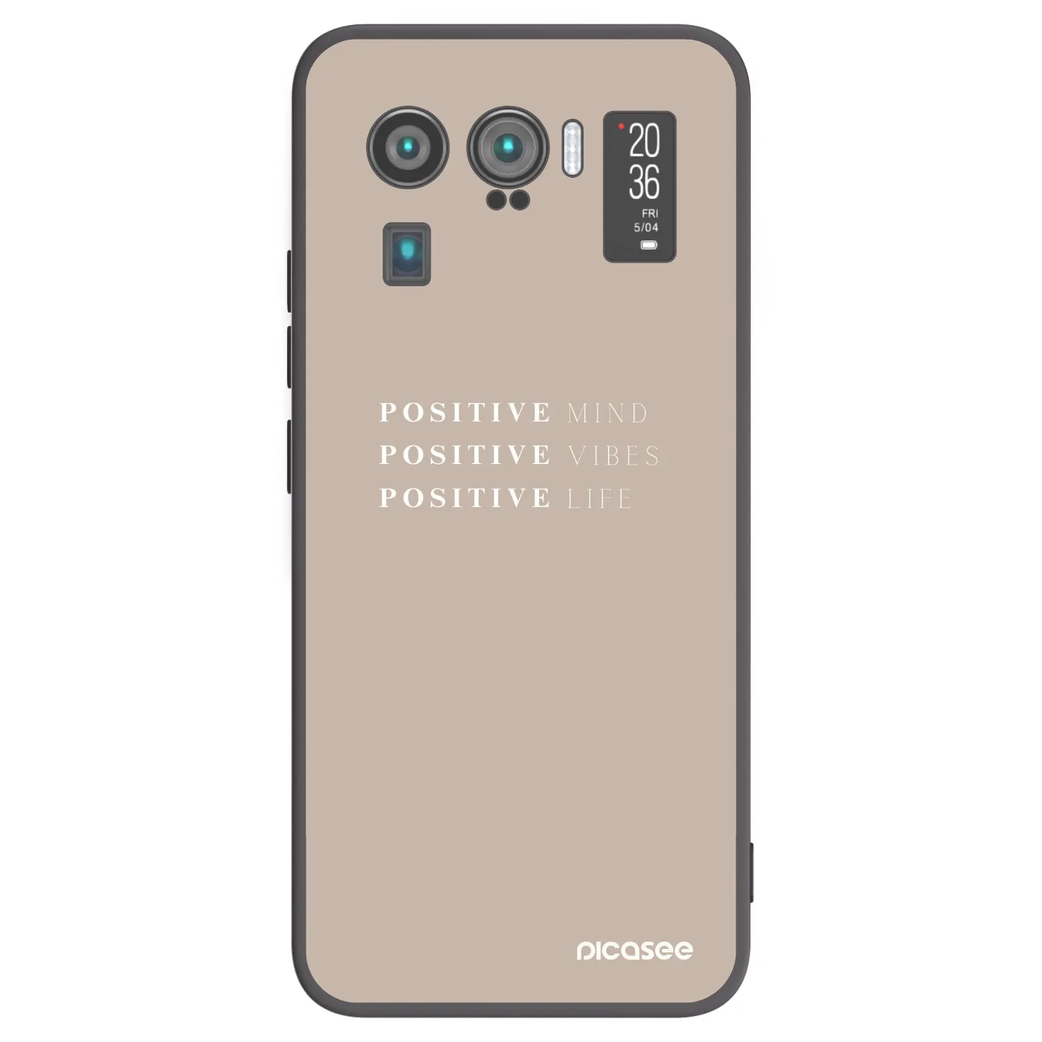 Picasee silikónový čierny obal pre Xiaomi Mi 11 Ultra - Positive Vibes